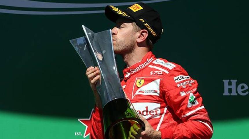 Formula 1 Brezilya Grand Prix'sini Sebastian Vettel kazandı