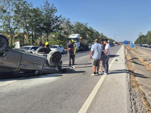 Balıkesir-Bursa kara yolunda trafik kazası: 2 yaralı
