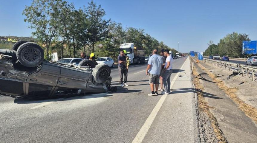 Balıkesir-Bursa kara yolunda trafik kazası: 2 yaralı