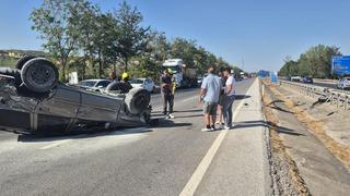 Balıkesir-Bursa kara yolunda trafik kazası: 2 yaralı