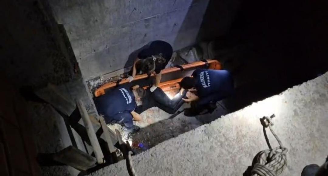 İnşaattan kadının  imdat  çığlıkları yükseldi, ekipler harekete geçti! Bu halde bulundu 1