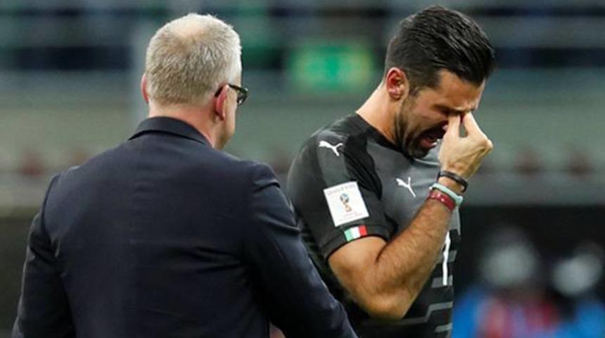 Buffon g&ouml;zyaşlarını tutamadı