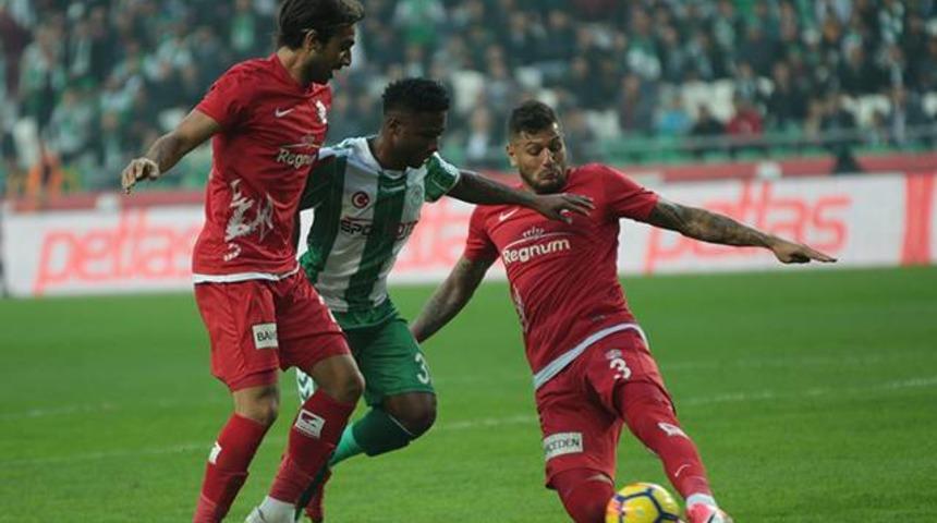 Atiker Konyaspor, Antalyaspor ile sahasında 1-1 berabere kaldı