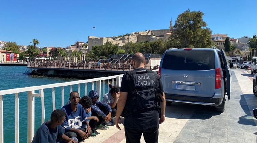 İzmir'de 7 düzensiz göçmen yakalandı