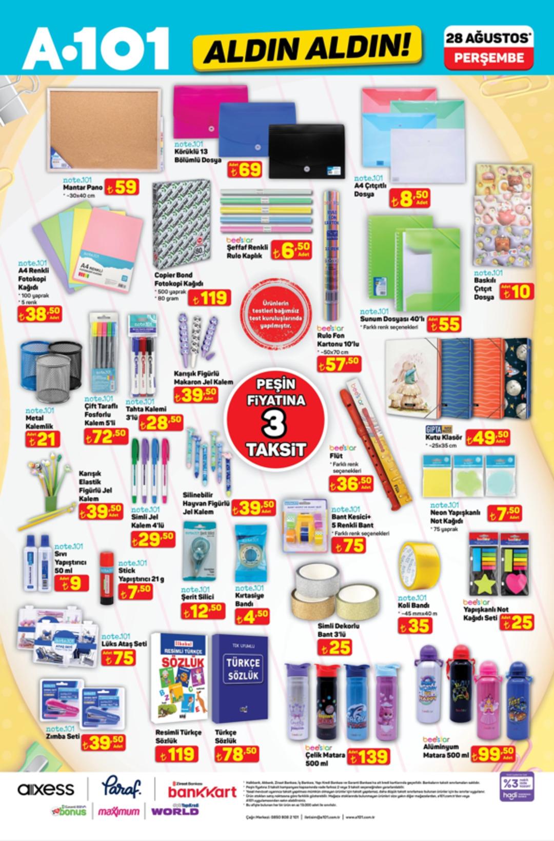 A101 e Stanley termoslar geliyor! İşte 4 Eylül 2025 A101 Aldın Aldın Kataloğu 9