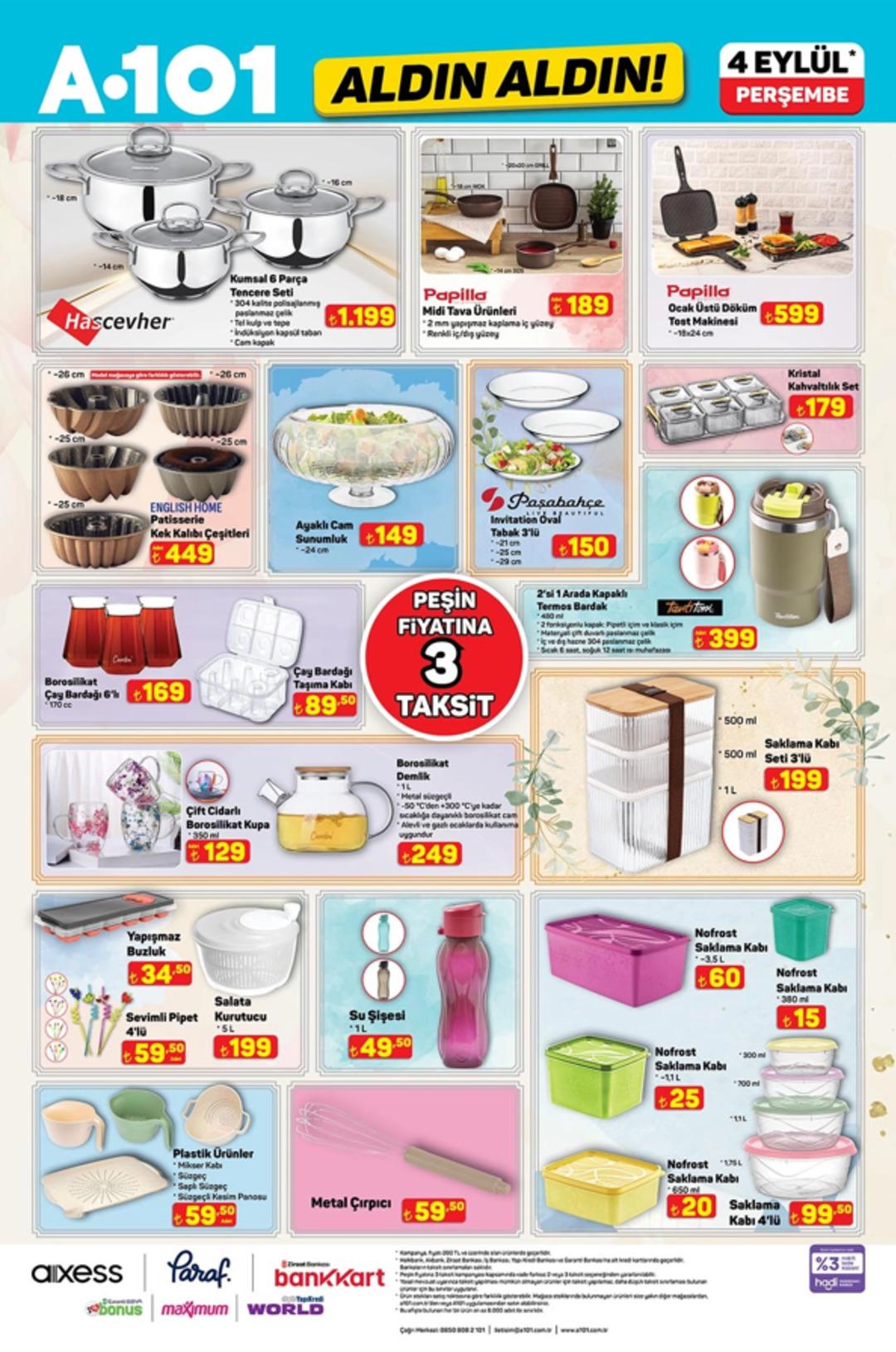 A101 e Stanley termoslar geliyor! İşte 4 Eylül 2025 A101 Aldın Aldın Kataloğu 23