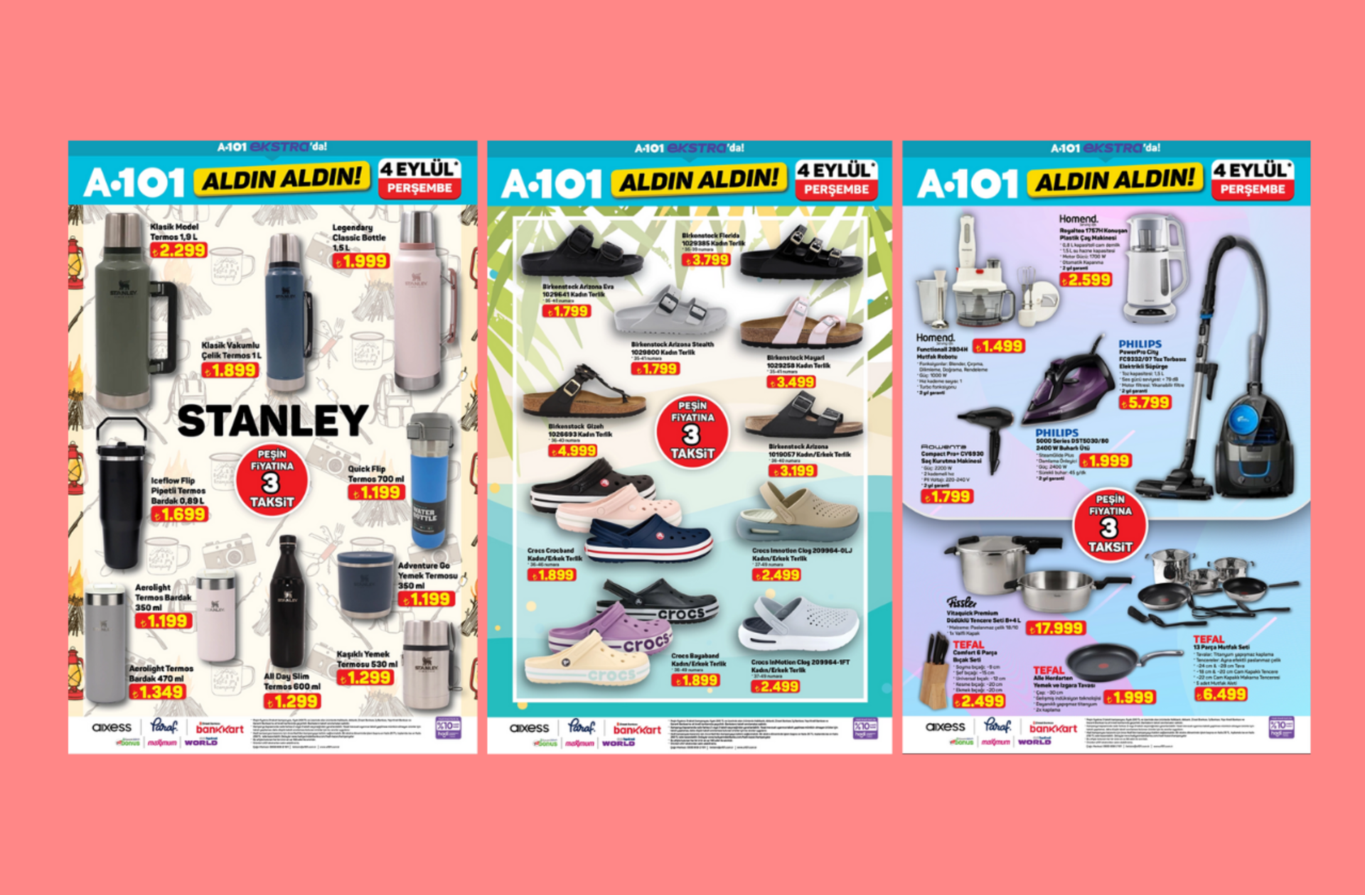 A101'e Stanley termoslar geliyor! İşte 4 Eylül 2025 A101 Aldın Aldın Kataloğu