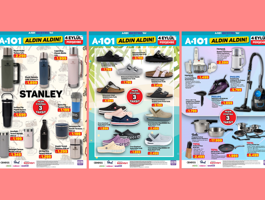 A101'e Stanley termoslar geliyor!