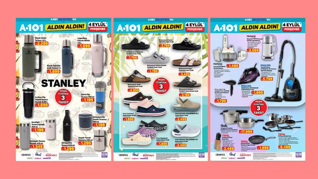 A101'e Stanley termoslar geliyor! İşte 4 Eylül 2025 A101 Aldın Aldın Kataloğu