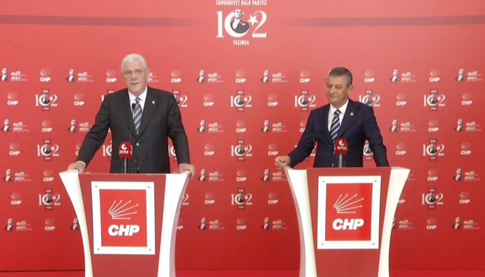 The 'CHP' message that attracted attention next to Özgür Özel