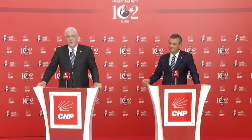 Özgür Özel'in yanında söyledi! Dervişoğlu'ndan "İYİ Parti olarak bundan geri durmayız" mesajı