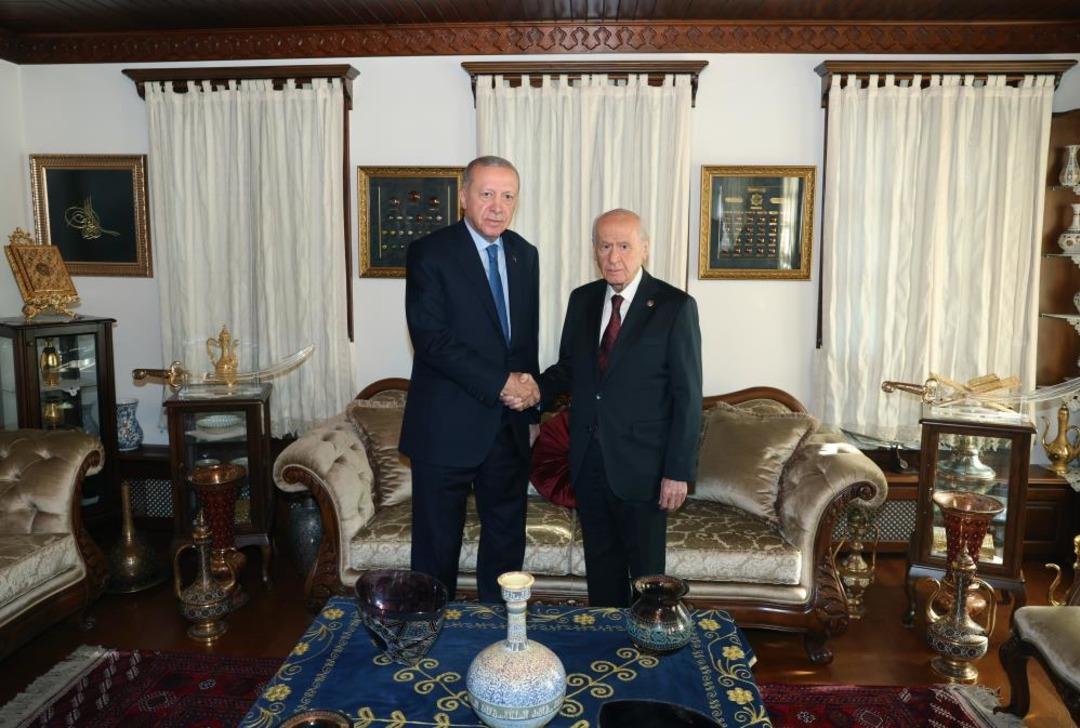 Son dakika | Gözler Ankara ya çevrildi! Cumhur İttifakı nda sürpriz görüşme: Cumhurbaşkanı Erdoğan ile Bahçeli bir araya geldi 5