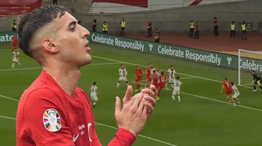 Gürcistan maçında tarihe geçen olay! 2024 yılının aynısı yaşandı...