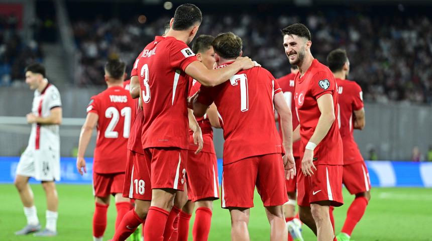 Dünya Kupası Elemeleri'ne rüya gibi başladık! Kerem Aktürkoğlu, Gürcistan'ı devirdi...