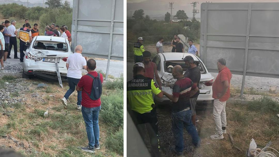 Yolcu treni otomobile çarptı: 1 yaralı 1