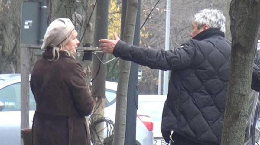 Lucescu eşiyle sokak ortasında kavga etti