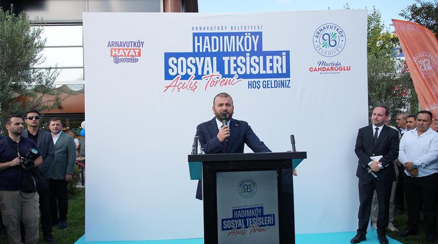 Arnavutköy’de Hadımköy Sosyal Tesisleri açıldı