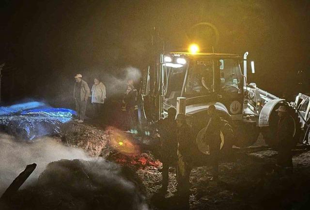 Köyde korkutan yangın kontrol altında 2