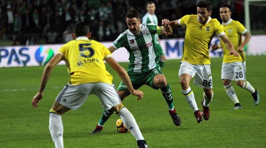 Atiker Konyaspor 1 - 1 Fenerbah&ccedil;e