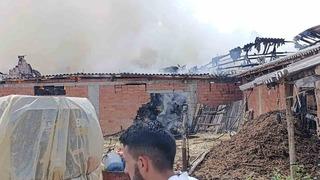 Bilecik’te samanlık alanda yangın çıktı