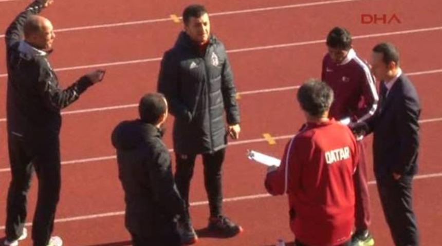 Beşiktaş'ta antrenman öncesi gerginlik yaşandı