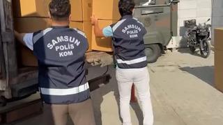 Samsun’da 3 milyon 780 bin kaçak makaron ele geçirildi