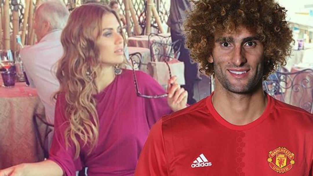 Fellaini, Rus model Victoria Bonya ile yakalandı