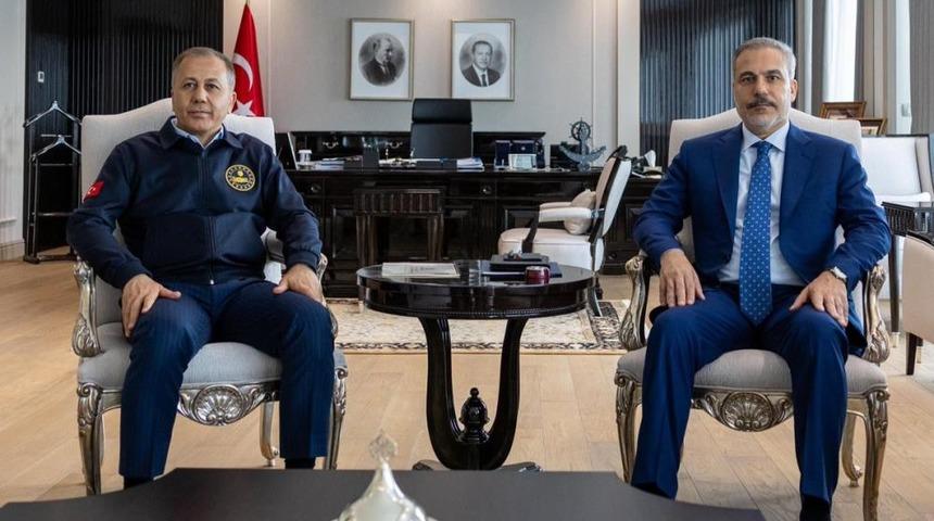 Bakan Yerlikaya, Bakan Fidan'ı ziyaret etti