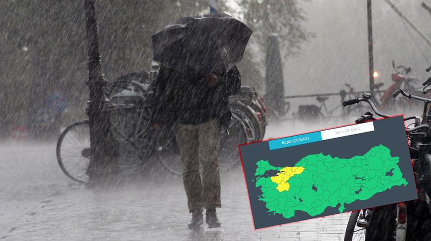 Dikkat! Meteoroloji il il uyardı: 8 kentte sarı alarm! 6-10 Eylül 2025 hava durumu tahminleri...