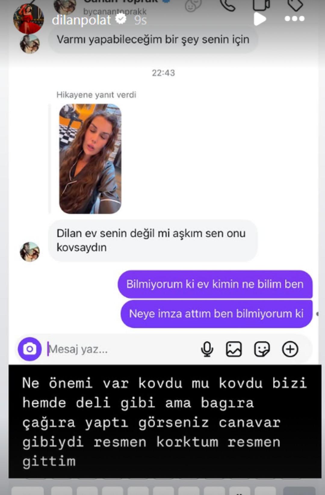 Evden kovulan Dilan Polat kocası Engin Polat ile mesajlarını ifşa etti! "Kertenkeleye benziyorsun" 3