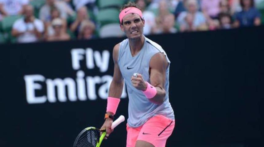 Rafael Nadal &ccedil;eyrek finalde