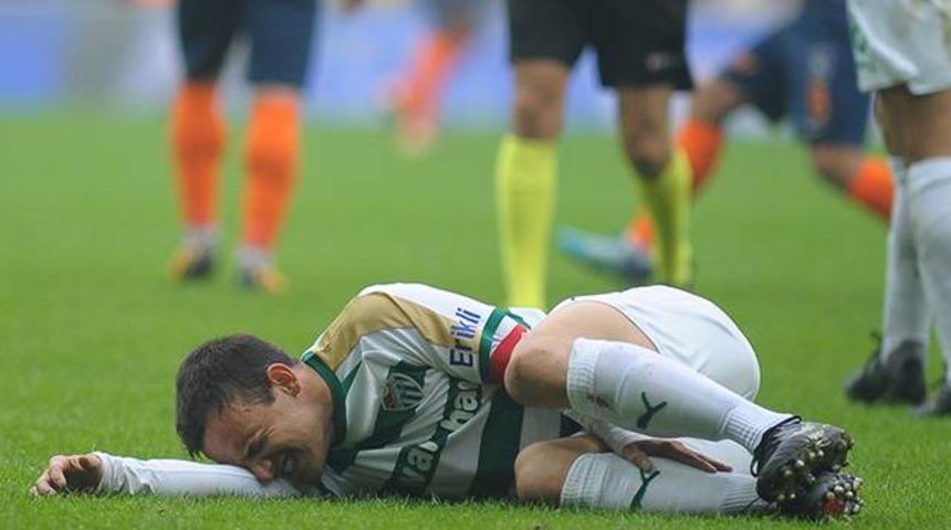 Bursaspor'da Batalla sakatlandı