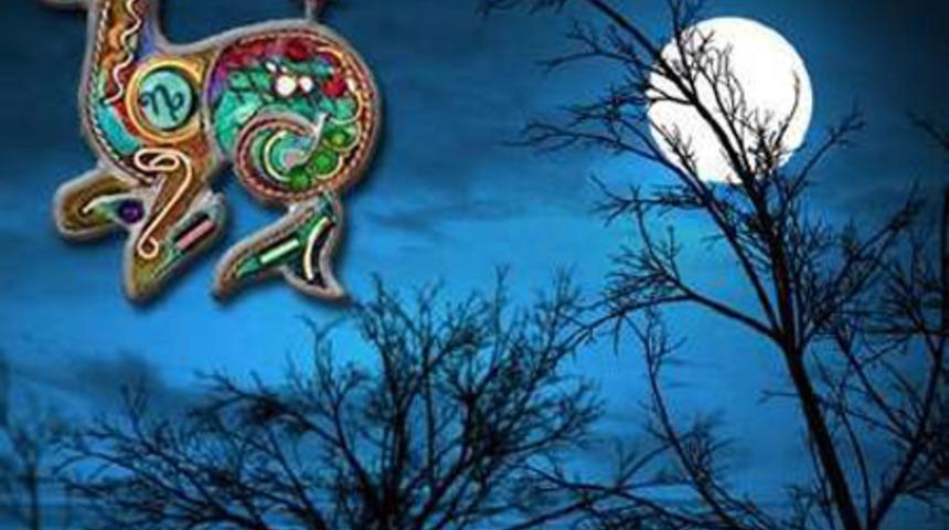 Dolunay Oğlak burcunda