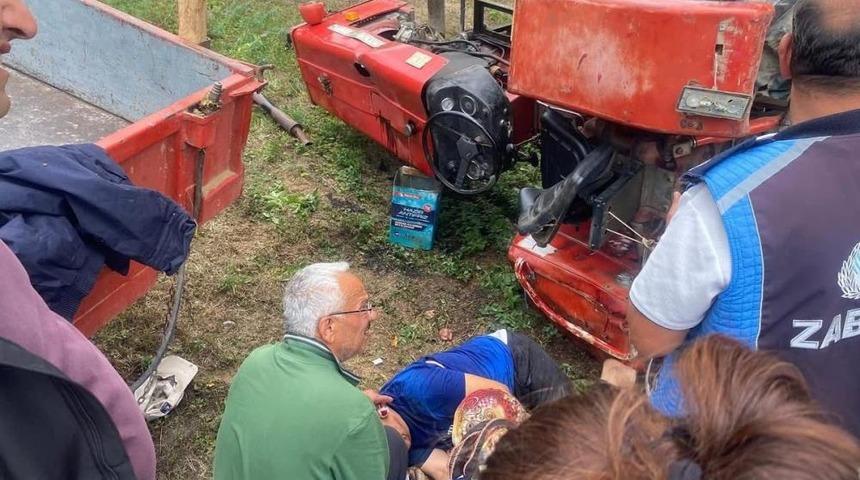 Kastamonu’da traktör kazası: 1 yaralı