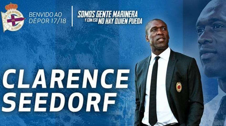 Deportivo'nun yeni hocası Clarence Seedorf oldu