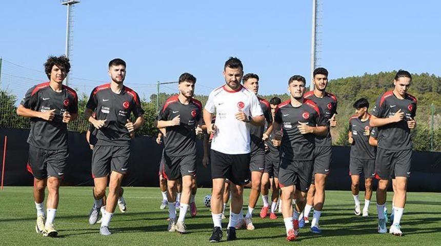 Ümit Milli Futbol Takımı, Hırvatistan maçının hazırlıklarına devam etti