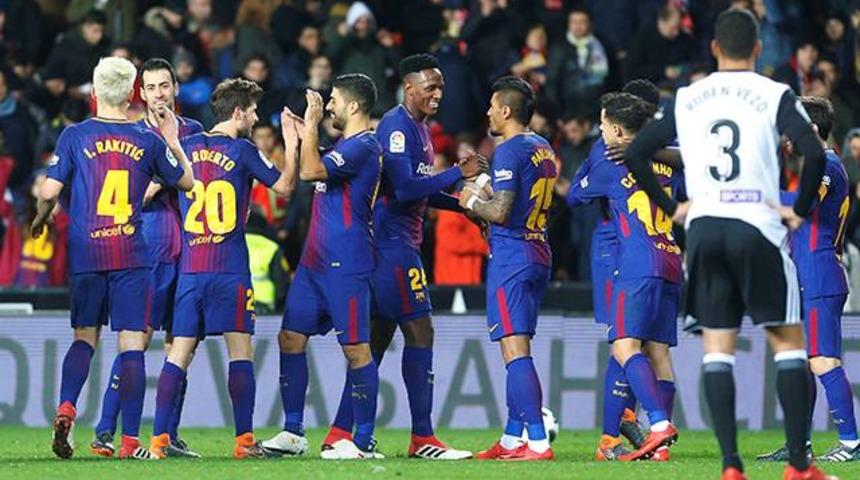 Barcelona Kral Kupası'nda finale yükseldi