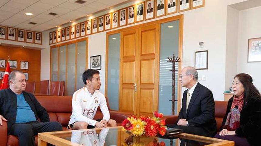 Japonya İstanbul Başkonsolosu Galatasaray'ı ziyaret etti