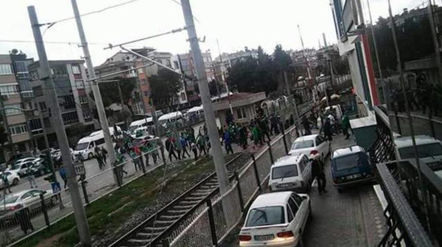 Teleset Mobilya Akhisarspor - Bursaspor ma&ccedil;ının ardından olaylar &ccedil;ıktı