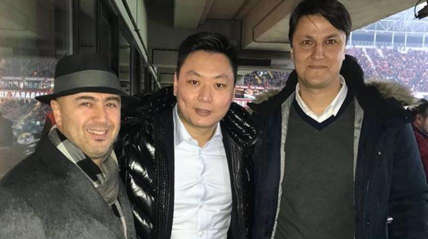 Galatasaray-Antalyaspor ma&ccedil;ını Milan Başkanı David Han Li de izledi