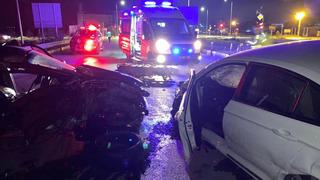 Isparta-Eğirdir kara yolunda otomobiller çarpıştı: 2 yaralı