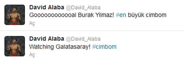 David Alaba dan Galatasaray tweet i! 1