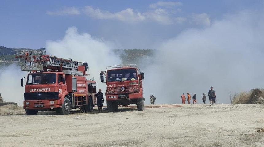 Kuşadası’nda çıkan yangın kontrol altında alındı