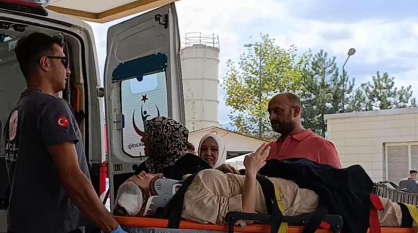 Otomobil ile çarpışan motosikletteki çift yaralandı