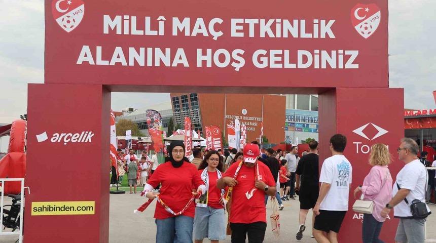 Konya’da mili maç heyecanı