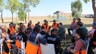 Ağrı'da AFAD gönüllülerinin katıldığı yarışma düzenlendi