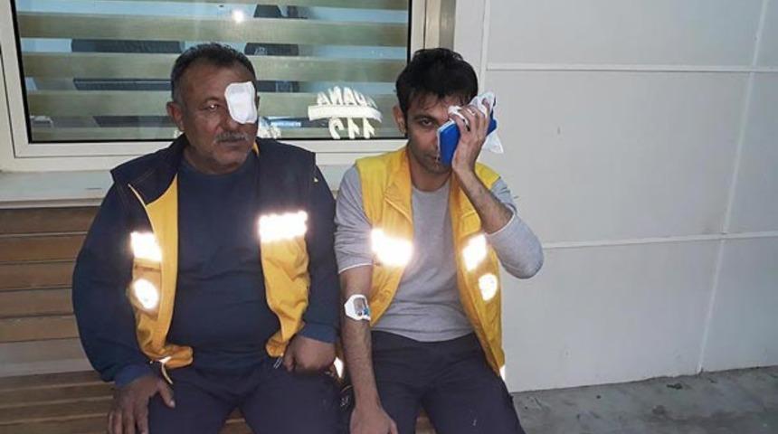 &Ouml;len k&ouml;peği hastaneye g&ouml;t&uuml;rmeyen 112 ekibi darbedildi