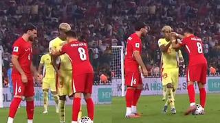 Lamine Yamal ile Arda Güler arasında tartışma! İspanya 6-0 öne geçince saha içi oyunlara başladı...