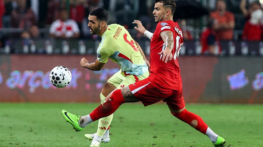 Konya'da büyük hezimet! A Milli Futbol Takımı, 2026 FIFA Dünya Kupası Avrupa Elemeleri E Grubu ikinci maçında İspanya'ya 6-0 mağlup oldu