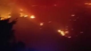 Şemdinli'de korkutan yangın